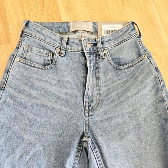 Everlane The Curvy Cheeky Straight Jean Reg length Sky Blue -size 23- NWT - Picture 6 of 8